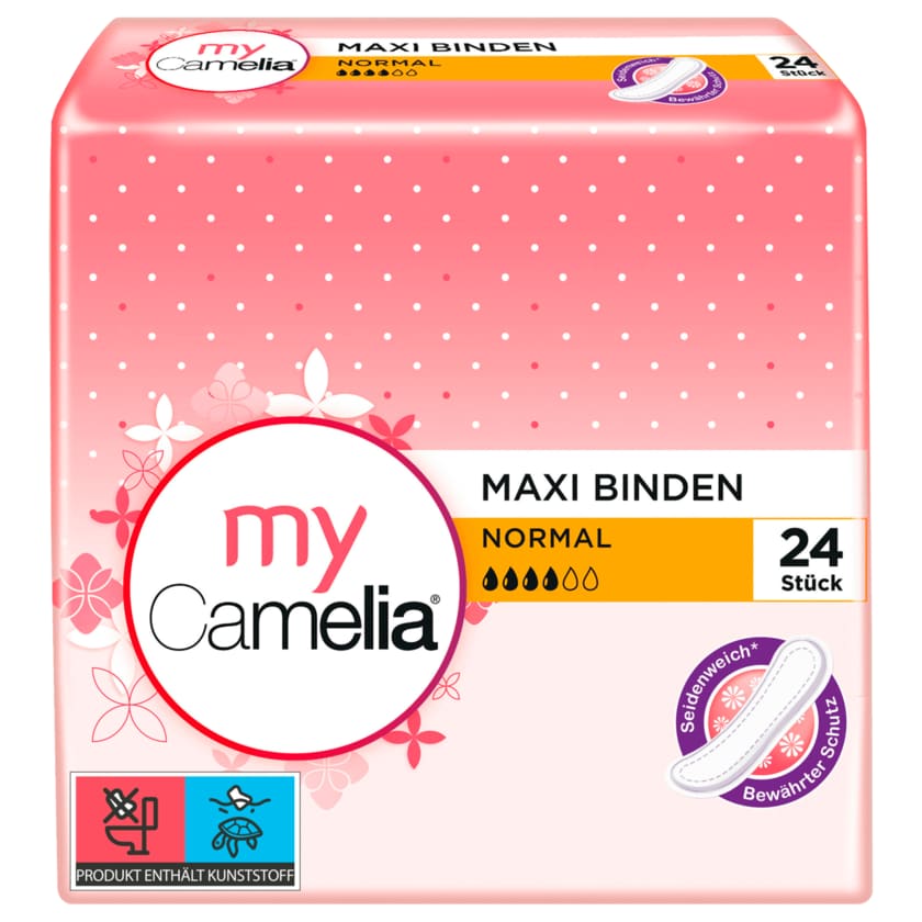 Camelia Maxi Binden Normal 24 Stück